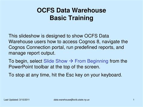 OCFS Online Training .